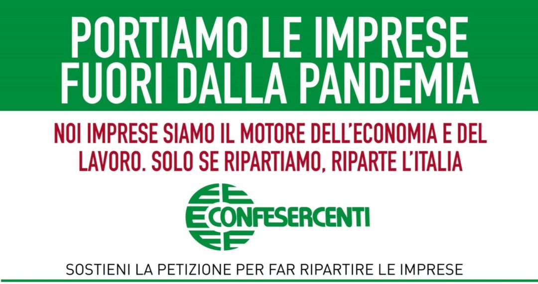 www.confesercenti.it per firmare la petizione