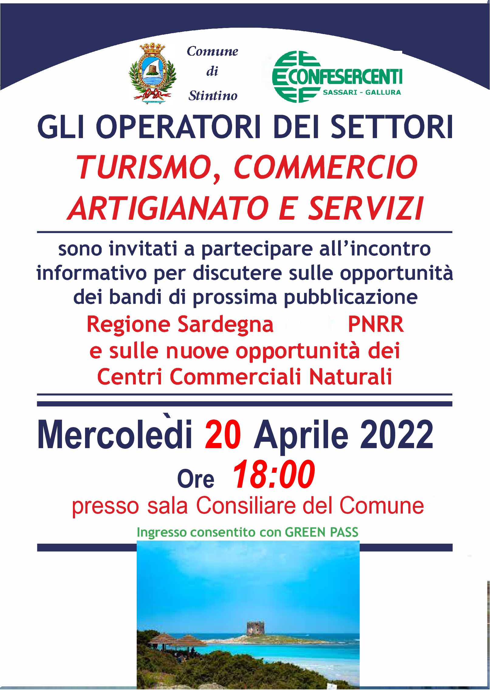 Incontro informativo per le aziende di Stintino