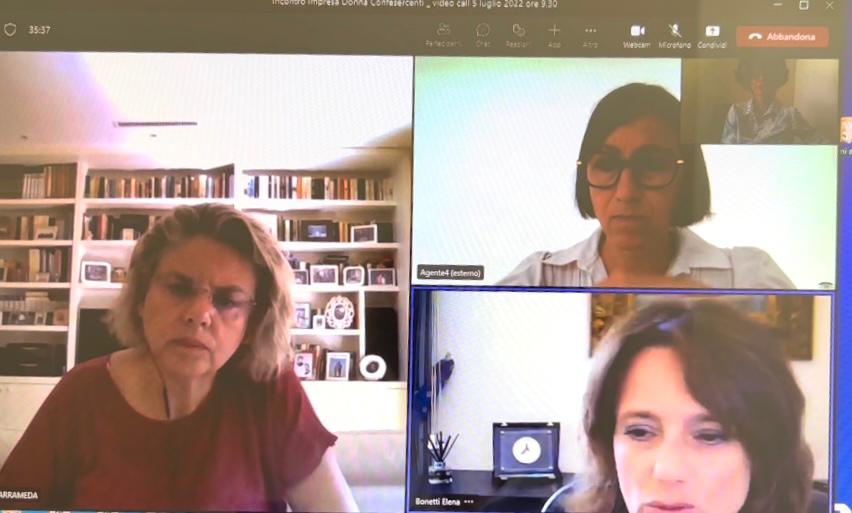 Impresa Donna Confesercenti incontra la Ministra per le Pari Opportunità, Elena Bonetti