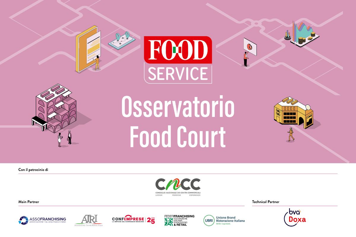 Federfranchising, al via la seconda edizione Osservatorio Food Court con l’ingresso di DOXA