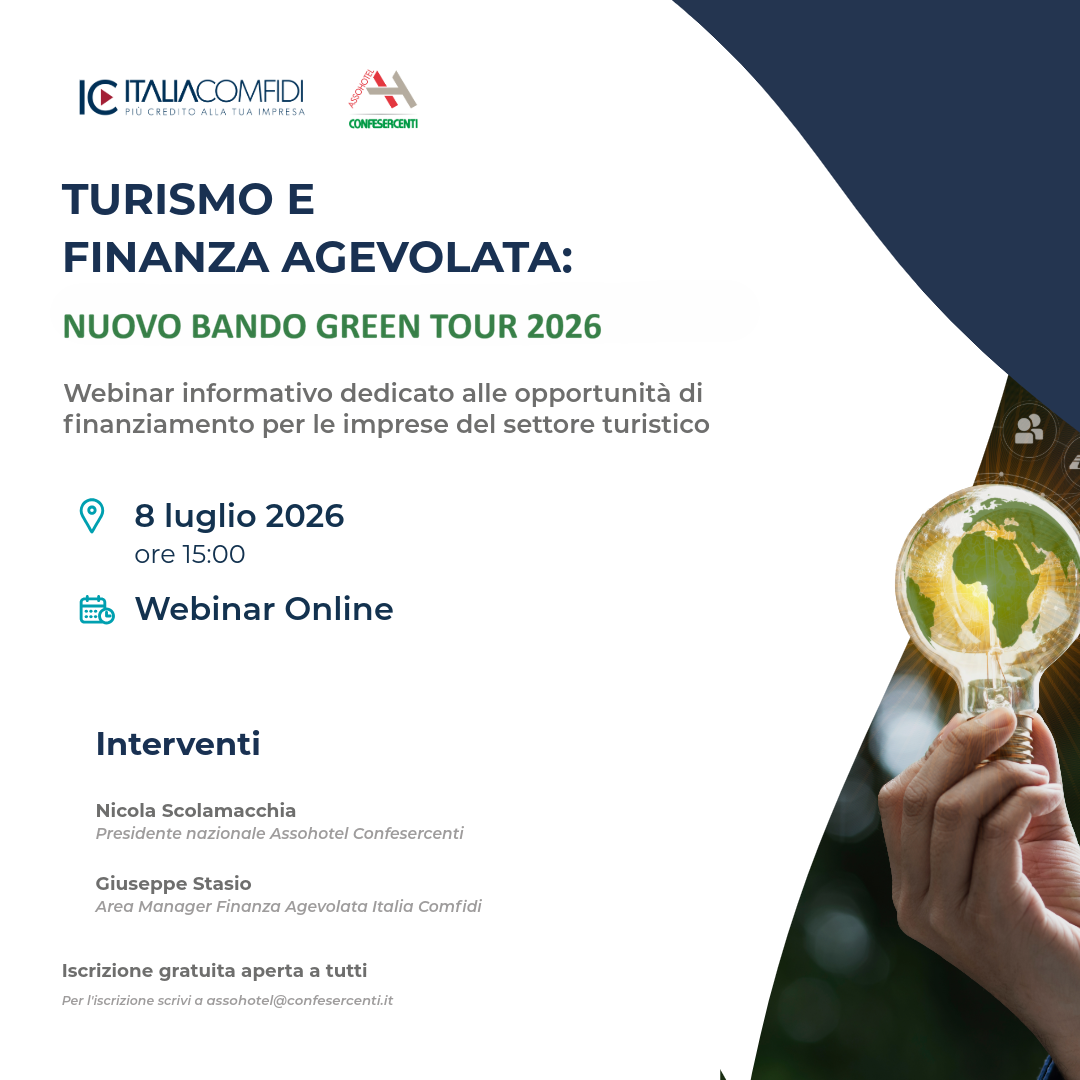 Turismo e finanza agevolata: al via il webinar sul nuovo Bando Green Tour 2026